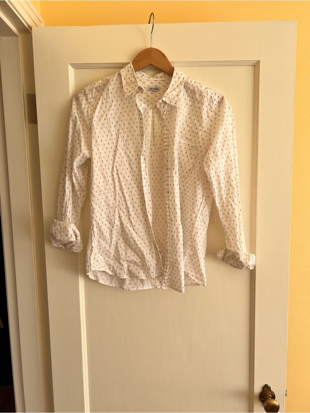 Steven Alan White Button-Down Shirt